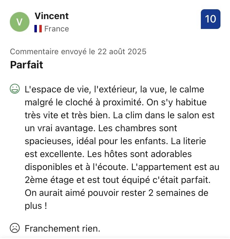 commentaire booking
